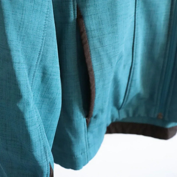 Avia Women's L Blue Full Zip Waterproof Outdoor Hooded Long Sleeve Jacket Coat - Picture 9 of 14